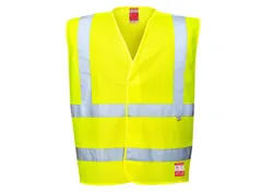 Portwest FR71 fluohesje, geel, maat L/XL, per stuk