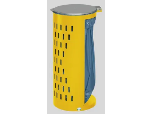 Afvalverzamelaar Opengewerkt 120 Liter 850x380x440mm Ral1023