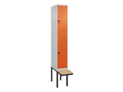 Dubbeldekse dekenkist,HxBxD 2120x300x815mm,1x2vak.,vak B 300mm