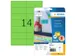 HERMA 5061 Verwijderbare etiketten A4 105x42,3mm Groen 280 stuks