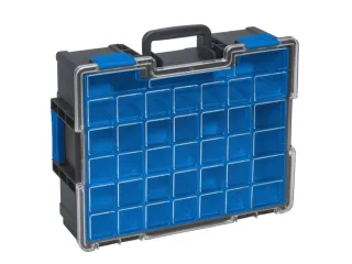 Assortimentskoffer,HxBxD 144x440x355mm,8bakken,PP,koffer zwart - 2