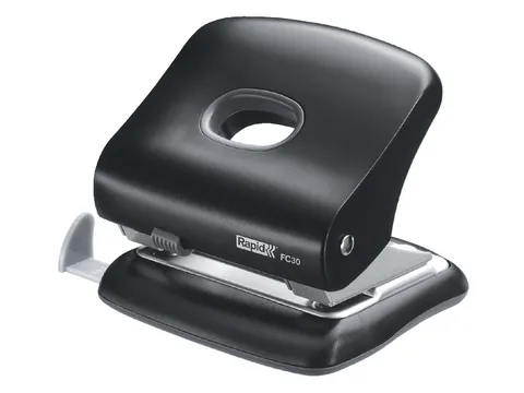 Perforator Rapid FC30 2-gaats 30vel zwart