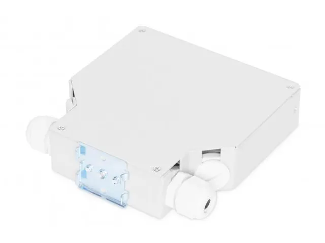 DIN-railadapter voor 6x SC/DX-koppelingen Grijs