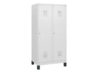 schoollocker,HxBxD 1630x800x500mm,2vak,vak B 400mm,cil.-slot,voeten - 2