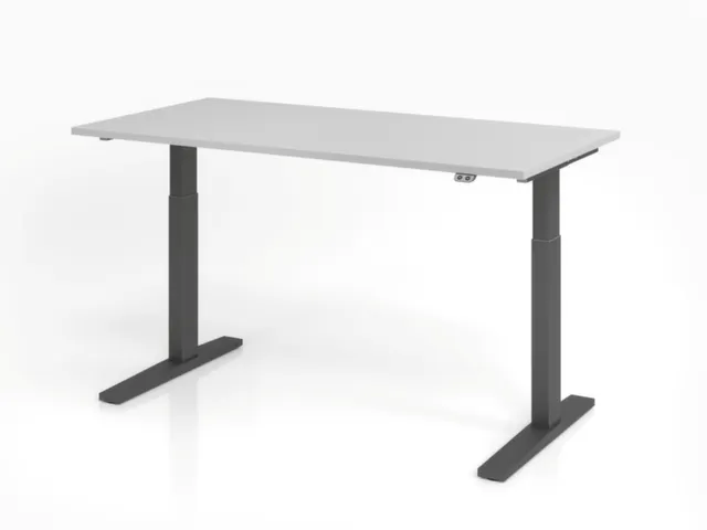 Elektrisch in hgte vst. zit-sta-bureau,HxBxD 700-1200x1600x800mm