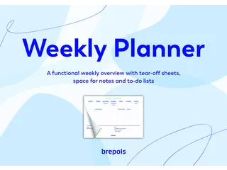 Planner Brepols Weekly planner A4 7d/1p Assorti - 7