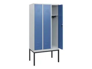 locker,HxBxD 1950x900x500mm,3vak,vak B 300mm,cil.-slot,voetonderstel - 2