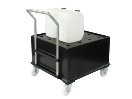 Verrijdbare Opvangbak Hdpe 1080x870x1020mm 1x220l Pe Plaat Geperf.