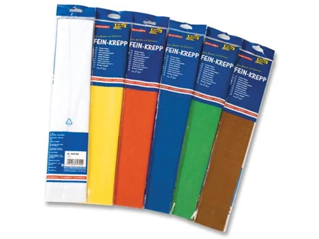 Crêpepapier 10st 50cmx2,5m Assorti