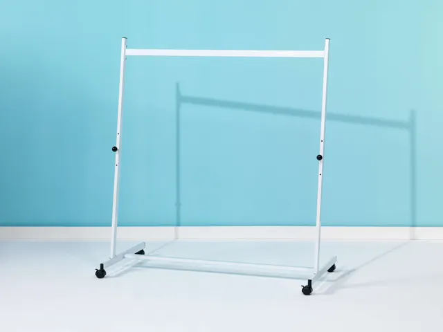 Smit Visual Chevalet mobile à roulettes blanc 3 H de travail 90cm