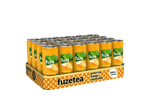 Frisdrank Fuze Tea Green Tea mango chamomile blik 330ml