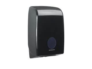 Handdoekdispenser Aquarius voor i-vouw zwart 7171 - 3