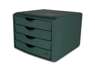 ladeblok,4xDIN A4,HxBxD 215x265x332mm,kunststof,groen - 1