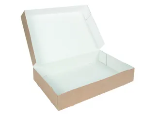 Cateringdoos IEZZY 46cm plasticvrij bruin 10 stuks - 3