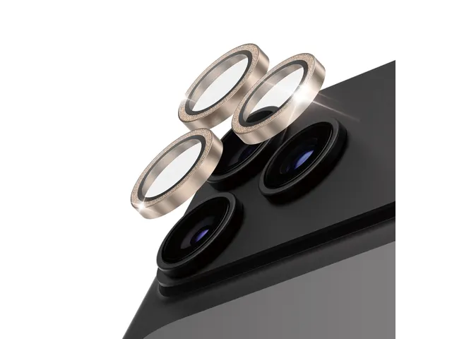 PanzerGlass Hoops Camera Lens Protector Glitter Gold iPhone 18 Pr