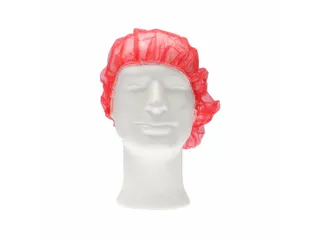 PP non woven haarnet rood 58cm bouffant cap maat XL 1000 stuks - 1