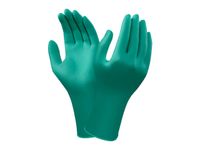Handschoenen TouchNTuff 92-605 Groen Nitril Ongepoederd Maat 7 100 st