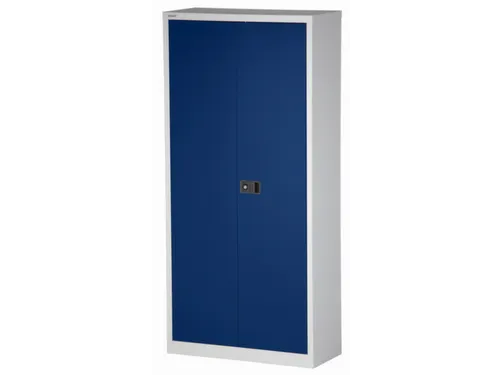 Garderobe-/-Ordnerkast Deur Blauw 3 Puntsluiting Kledingstang
