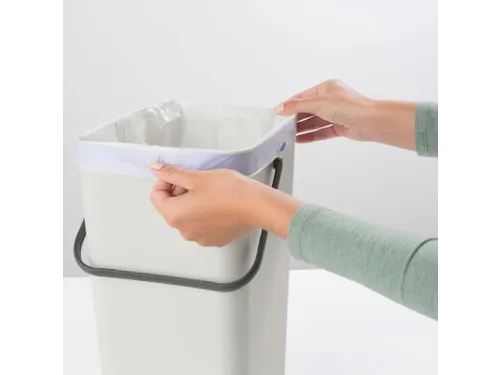 Afvalemmer Sort & Go 16 Liter Lichtgrijs