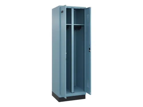 locker voor scheiding van kleding,HxBxD 1950x600x500mm,2vak