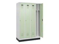 locker voor scheiding van kleding,HxBxD 1950x1200x500mm,4vak