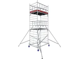 rolsteiger,werk H 6,3m,steiger H 5,45m,2platform(s),m. luik
