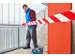 Waarschuwings- en markeerlint tesa Signal 100mx80mm rood-wit