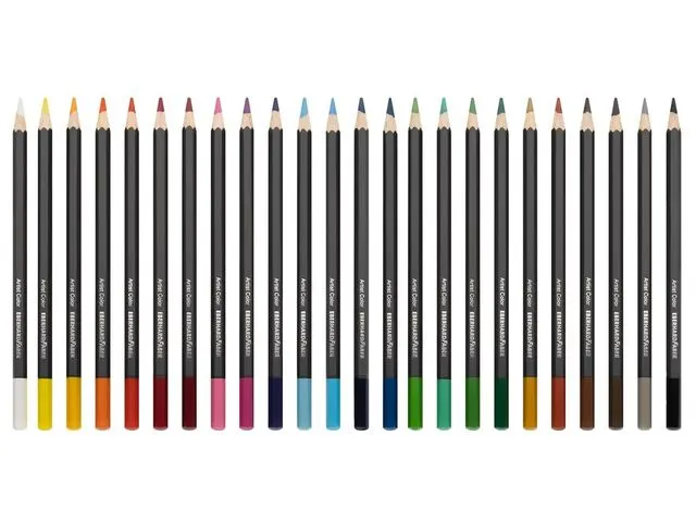 Crayons de couleur Eberhard Faber Artist Color étui métallique de 24