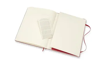Notitieboek Moleskine XL 190x250mm lijn hard cover scarlet red - 4