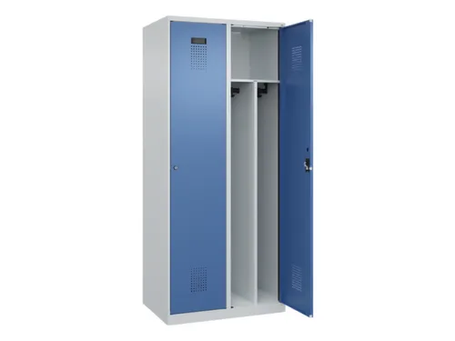 locker voor scheiding van kleding,HxBxD 1850x800x500mm,2vak