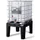 onderstel,PE,v. IBC inhoud 1000l,BxD 1145x1375mm,zwart