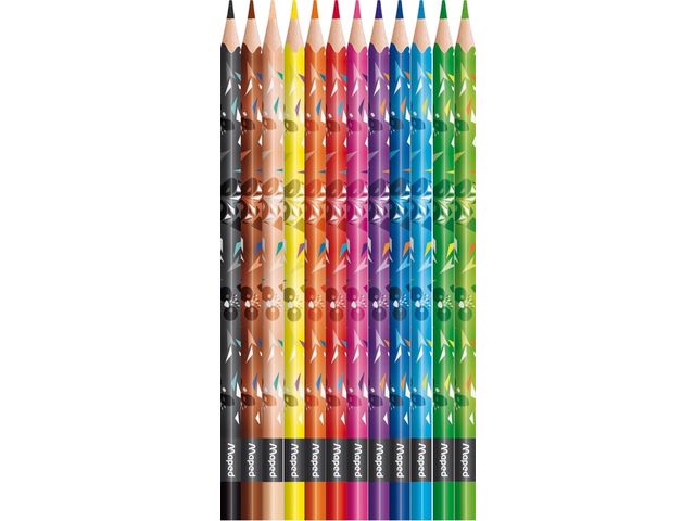 Crayon de couleur Maped Mini Cute set 12 couleurs