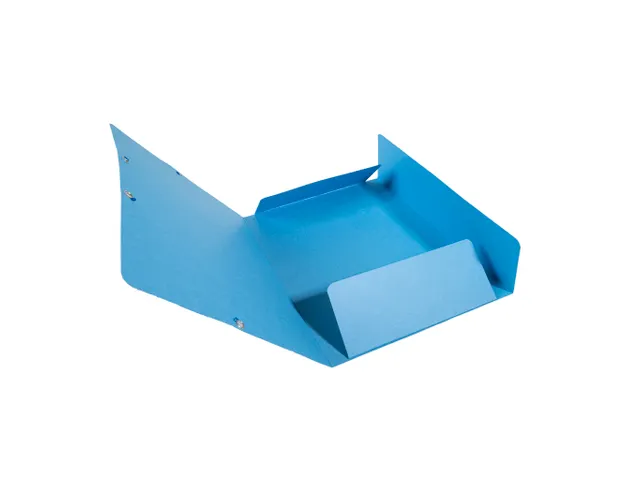 Elastomap Exacompta Clean'Safe 3-kleppen glanskarton blauw -