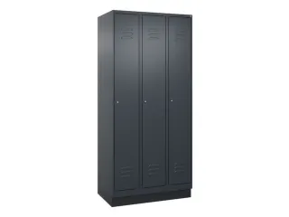 locker voor scheiding van kleding,HxBxD 1950x900x500mm,3vak - 1