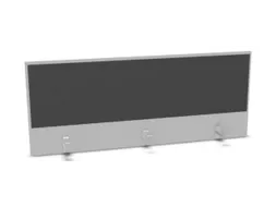 opzetpaneel bureau aanbouw achter MP-lichtgrijs antraciet 1400mm