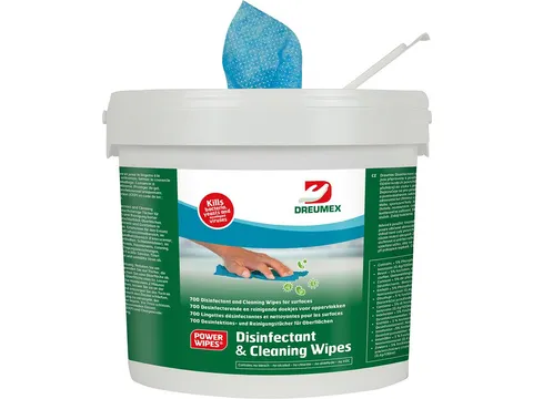 Dreumex Disinfectant & Cleaning Desinfectiedoekjes emmer 700 stuks