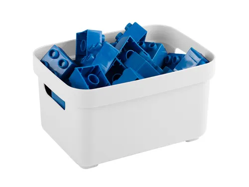 Sigma Home opbergbox 2,5L wit - 17,7x12,8x9,3cm