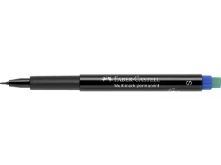 Marker Faber-Castell Multimark permanent S blauw - 2