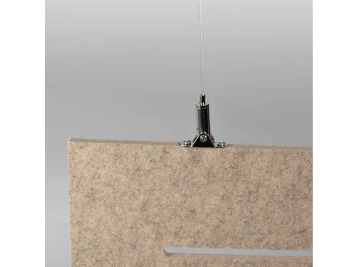Akoestisch plafondpaneel met patroon uitsnede 60x120cm Zand