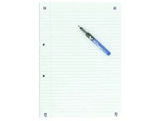 Cursusblok Oxford School A4 2-gaats lijn 100vel assorti - 6