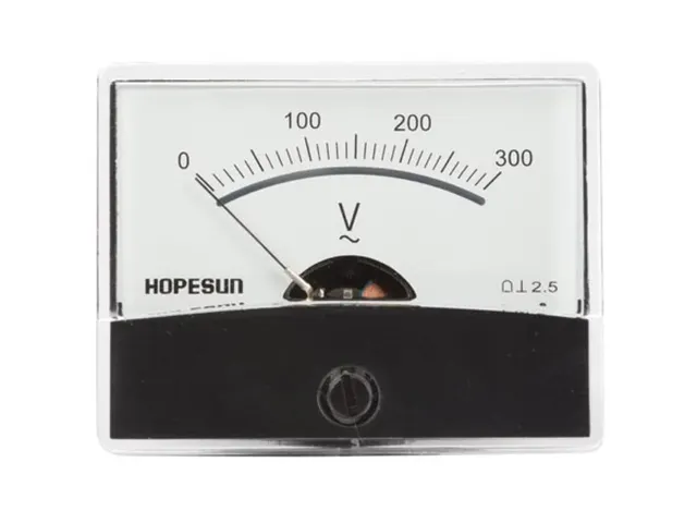 Voltmètre Analogue DE Tableau 300V CA / 60x47mm