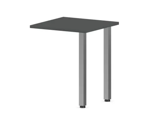 aanbouwtafel,i.h.v.,HxBxD 720-840x600x600mm,MS-donkergrijs