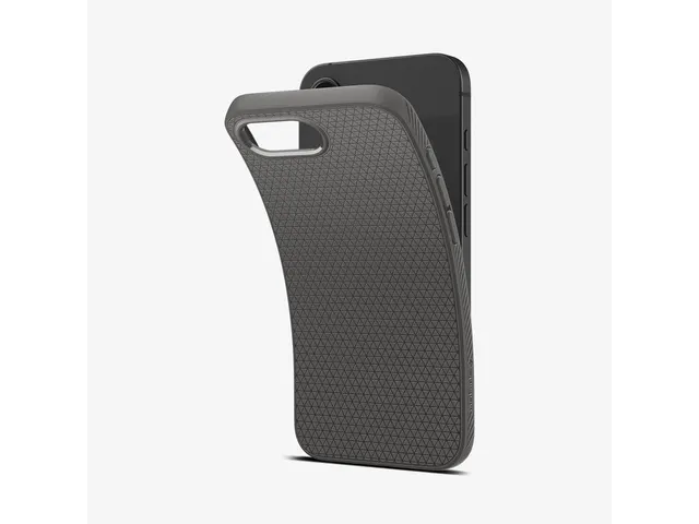 Spigen Case ACS09532 iPhone 16E Liquid Air Marble Gray