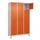 lockerkast,HxBxD 1950x1200x500mm,3x5vakken,vak B 400mm,cil.-slot
