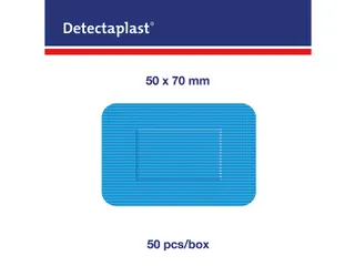 Detectaplast 8051 Pleister waterafstotend blauw 50x72mm 50 Stuks - 4
