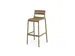tabouret de bar assise HxlxP 750x350x380mm assise sable