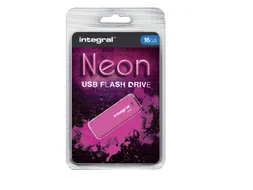 USB stick 2.0 Integral Neon USB-A 16GB roze