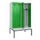 PBM-locker met bank,HxBxD 2120x1200x815mm,4vak,vak B 300mm