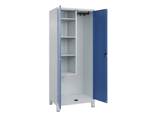 schoonmaakkast,HxBxD 1950x800x500mm,links 4vakken