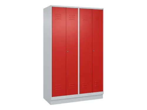 locker voor scheiding van kleding,HxBxD 1950x1200x500mm,4vak